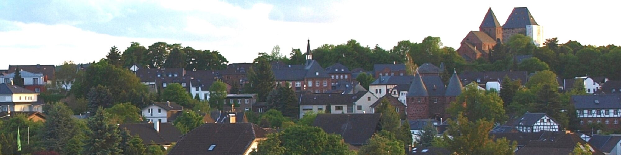 Blick auf die historische Altstadt Nideggen